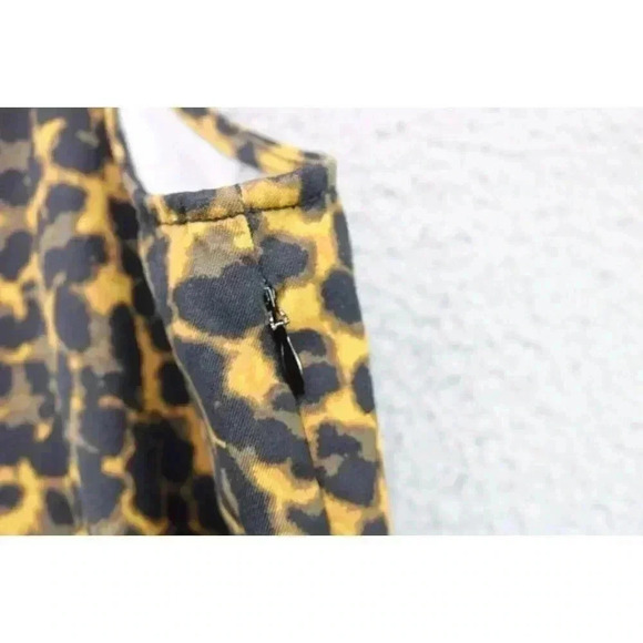 Isaac Mizrahi Live! Leopard Print Dress Ruffle-Size 20W - Picture 6 of 6